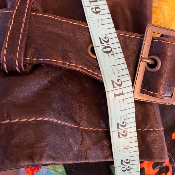 Danier Italian Leather Brown Biker Jacket - Picture 12 of 15